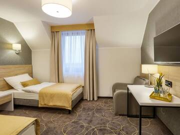 Фото номера Стандартный двухместный номер с 1 кроватью Отель Hotel Antek г. Zlinice 14
