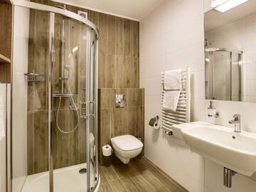 Фото номера Двухместный номер Делюкс с 1 кроватью Отель Hotel Antek г. Zlinice 4