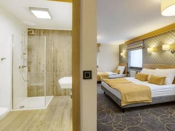 Фото номера Стандартный семейный номер Отель Hotel Antek г. Zlinice 3